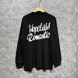 Amiri long sleeve shirts heart wolf head printing