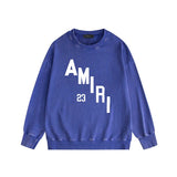 Amiri washed sweatshirt ladder text print washed old