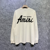 Amiri long sleeve shirts pure letterprinting