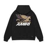 Amiri hoodie mottled pegasus print