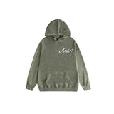 Amiri washed hoodie new font printing