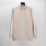 Palm Angels sweatshirt Striped zip-up cardigan