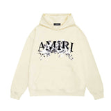 Amiri hoodie colorless floral print