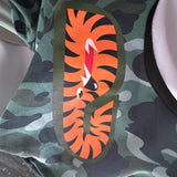 Bathing ape hoode bape hip hop trendy zipper