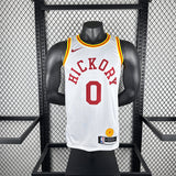 NBA Jerseys Season 20, Pacers, Retro, White No. 0, Halliburton