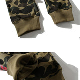 Bathing Ape Pants Shark Head Camouflage Printed Men's and Women's Casual Pants