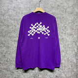 Amiri long sleeve shirts skeleton letterprinting
