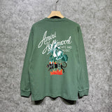 Amiri long sleeve shirts banana panther printing