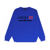 Amiri long sleeve shirts red font printing