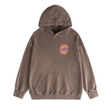 Amiri washed hoodie colorful sun washed distressed printing