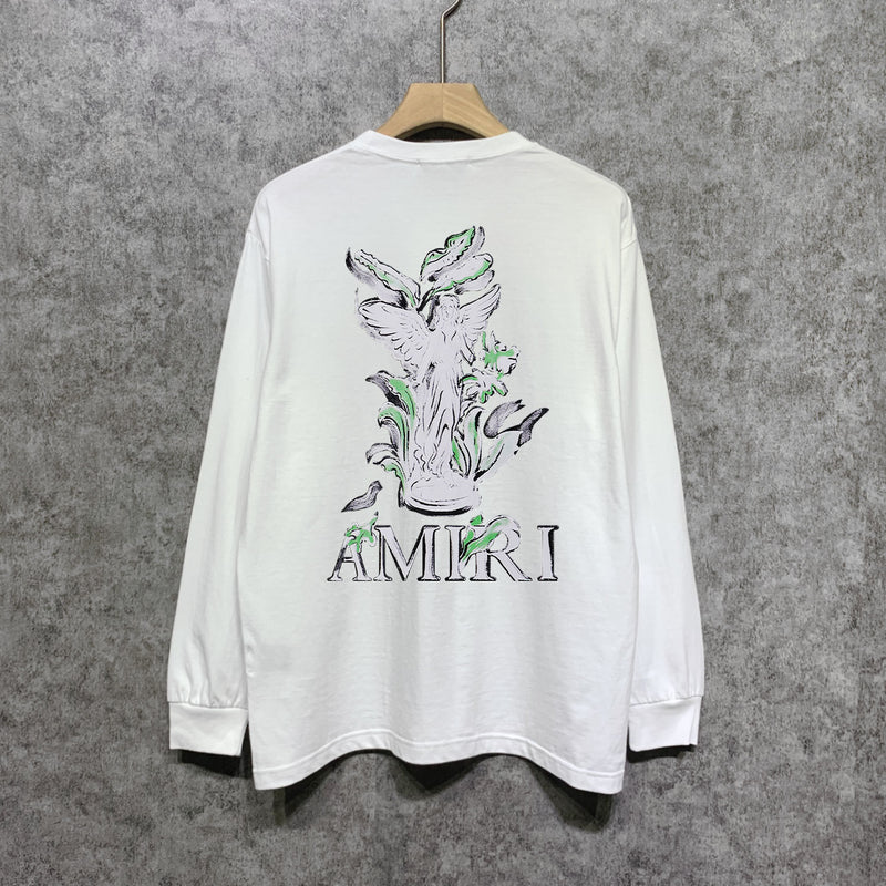 Amiri long sleeve shirts angel printing