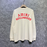 Amiri long sleeve shirts hollywood pure letterprinting