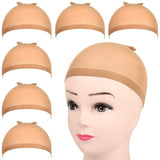 Wig Lace Hair Net - HD Transparent Invisible Elastic Mesh Cap (2-Pack)
