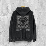 Amiri washed hoodie simple standard square scarf distressed printing