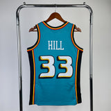 NBA Jerseys MN hot-pressed retro jersey: SW Pistons 98 season No. 33, Hill