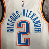 NBA Jerseys Thunder, White 2, Alexander