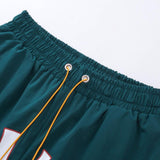 Rhude Shorts Color Matching Casual Sports Mesh Shorts