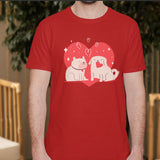 Valentine's Day T-Shirts Couple Love Print Sweet Style