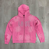 Lost intricacy Hoodie rhinestones