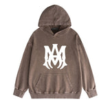 Amiri washed hoodie large simple label washed distressed printing