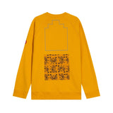 C.e sweatshirt fall and winter c.e patch drop shoulder sleeves round neck pullover sweatshirt