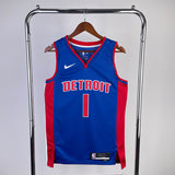 NBA Jerseys 23 season, Pistons, away, No. 1 Blue, Iverson