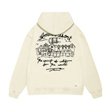 Amiri hoodie sketch country printing