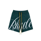 Rhude Shorts Jacquard Knitted Yarn Casual Shorts