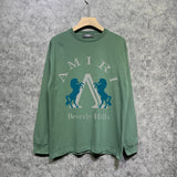 Amiri long sleeve shirts horse printing