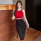 Women Dresses Fashion Casual Knitted Dress