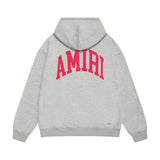 Amiri hoodie red letter bevel letterprinting