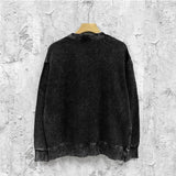 Amiri washed sweatshirt red font print washed old