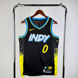 NBA Jerseys 24 season, Pacers, City Edition No. 0, Halliburton
