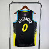 NBA Jerseys 24 season, Pacers, City Edition No. 0, Halliburton