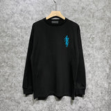 Amiri long sleeve shirts vertical small overlapping letterprinting