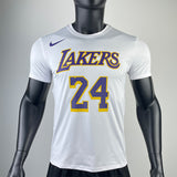 NBA Jerseys Lakers, white 24, quick-drying short sleeves