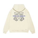 Amiri hoodie splash ink large simple logo sleeve printing