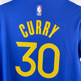 NBA Jerseys Warrior, blue size 30, quick-drying short sleeves