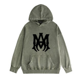 Amiri washed hoodie large simple label washed distressed printing