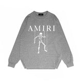 Amiri long sleeve shirts skull puppet printing
