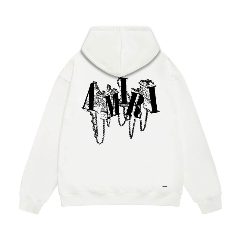 Amiri hoodie chain letter printing