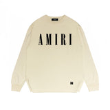 Amiri long sleeve shirts classic letter spider print