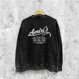 Amiri washed sweatshirt California limited bone fracture print washed and old