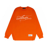 Amiri long sleeve shirts needlework letterprinting