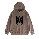 Amiri washed hoodie large simple label washed distressed printing