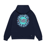 Amiri hoodie colorful sun print