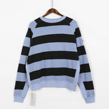 C.e sweatshirt spring & fall c.e stripespatchwork colorblock batik round neck sweatshirt