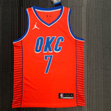 NBA Jerseys 21 Thunder, Flyers, Orange No. 7, Anthony