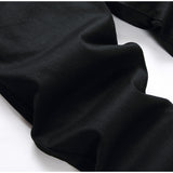 Mens Fashion Jeans pure black 5609#