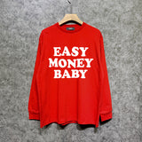 Amiri long sleeve shirts fat letter printing